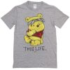 Winnie The Pooh Thug Life T-shirt qn