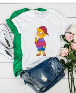 Womens The Simpsons Cool Lisa Fitted t shirt qn