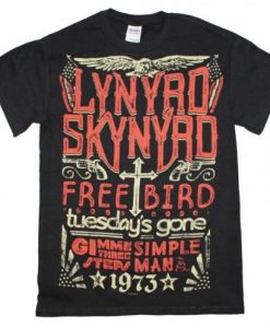 LYNYRD SKYNYRD 1973 Hits t shirt qn
