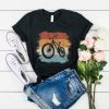 Retro Vintage Biking MTB Mountain-Bike t shirt qn