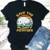 Save The Floaty Potatoes t shirt, Manatee Lover, Chubby Mermaids, Water Pollution Tee qn