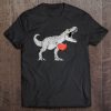 T-Rex Dinosaur Valentine’s Day t shirt qn