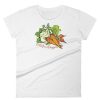 Vegan Garden Vegetable Vegetarian Womens Graphic t shirt qn