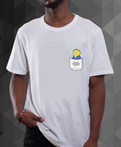 Wet Pocket Ralph Wiggum t shirt qn