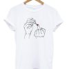 middle finger t shirt qn