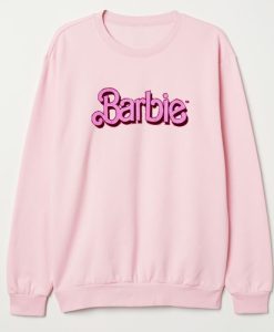 Barbie Pink Font sweatshirt qn