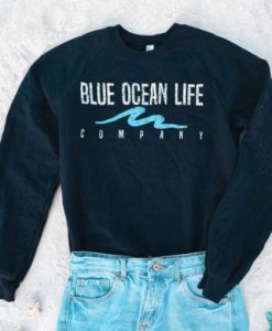 Blue Ocean Life sweatshirt qn