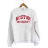 Boston University White Sweatshirt qn