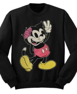 Drop Dead Mickey Mouse sweatshirt qn