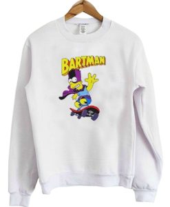 Funny Bart Simpsons Skateborading sweatshirt qn