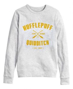 Hufflepuff Quidditch sweatshirt qn