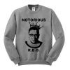 Notorious RBG Grey sweatshirt qn