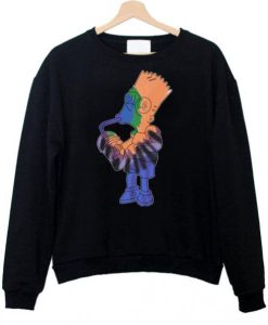 bart tie dye sweatshirt qn