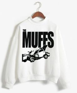 the Muffs White Sweatshirt qn