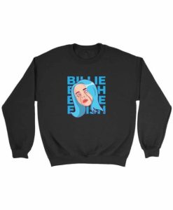 Billie Eilish Head sweatshirt qn