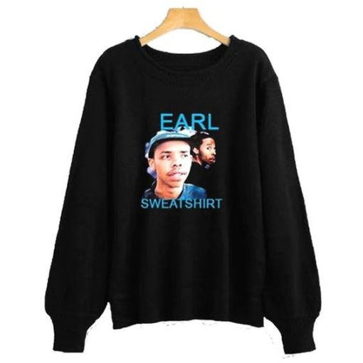 Earl Sweatshirt Black sweatshirt qn