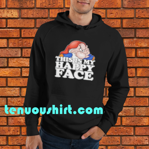 Disney Grumpy Dwarf My Happy Face Hoodie