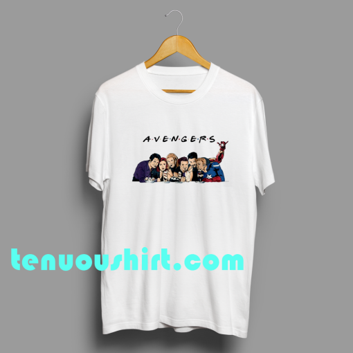 ten Avengers friends t shirt