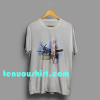 ten WWII Corsair F4U Flying Angels Blonde Pinup Girl T-Shirt