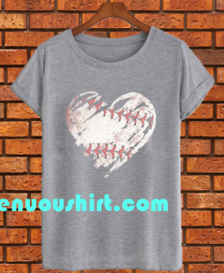 Baseball heart T Shirt