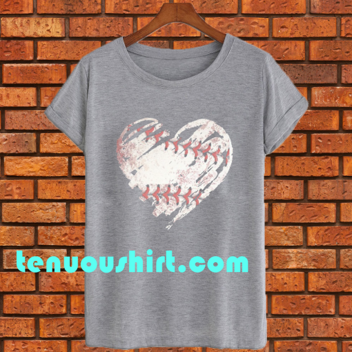 Baseball heart T Shirt