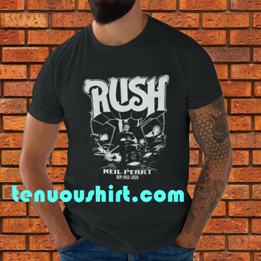 Rush Neil Peart RIP 2020 band t-shirt