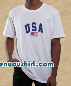 USA White T-Shirt