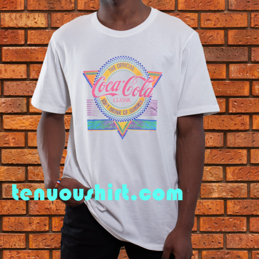 The official coca cola classic soft drink of summer t-shirt