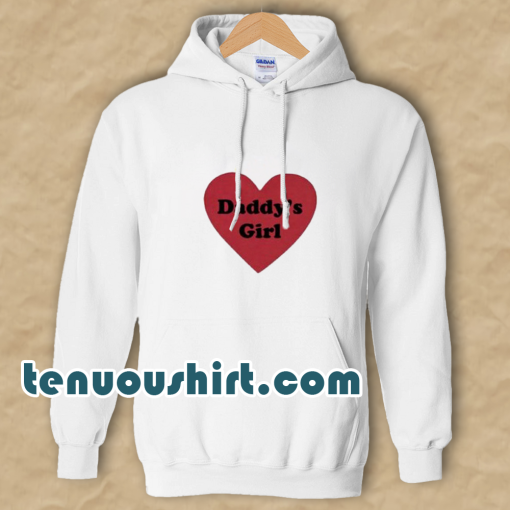 Daddys Girl Love Heart Hoodie