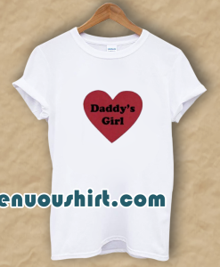 Daddys Girl Love Heart T-Shirt