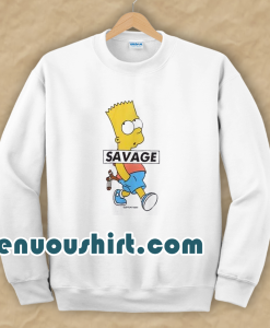Bart Simpson Savage Sweatshirt