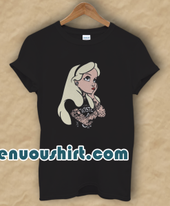 Alice In Wonderland Tattoos T Shirt