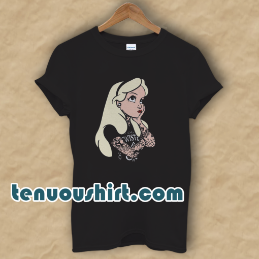 Alice In Wonderland Tattoos T Shirt