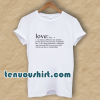 Definition of Love T-SHIRT