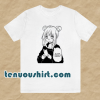 Anime girl texting how should i answer tshirt