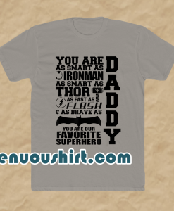 Daddy Superhero T-Shirts