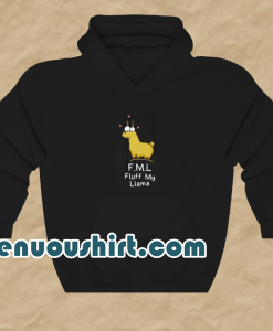 Fluff my llama hoodie