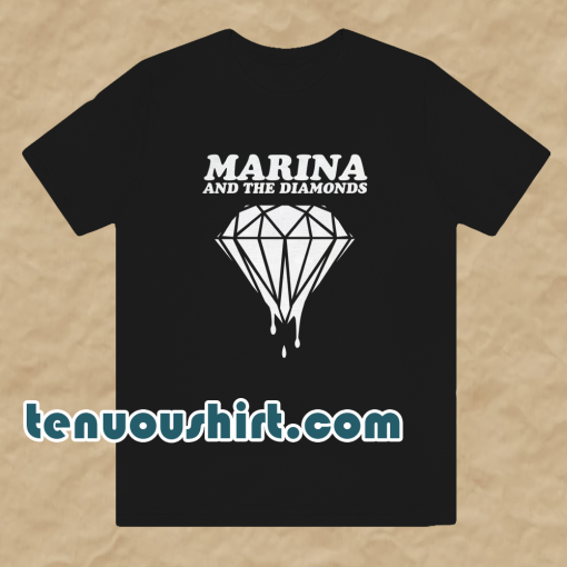 Marina and the diamonds tshirt black
