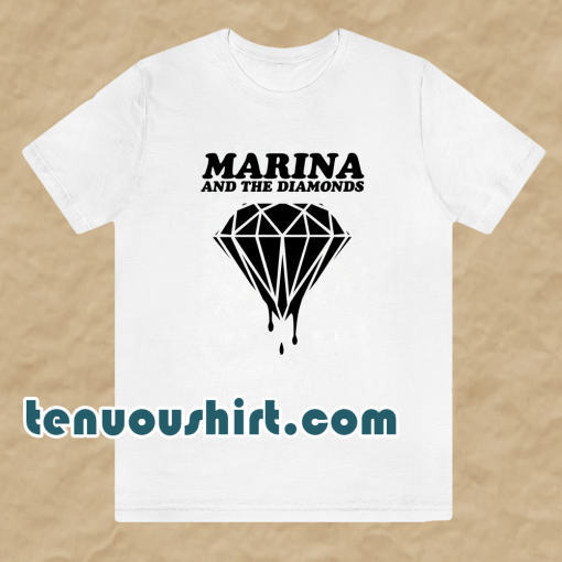 Marina and the diamonds tshirt white