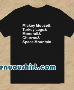 Mickey Mouse Turkey Legs Monorail t shirt