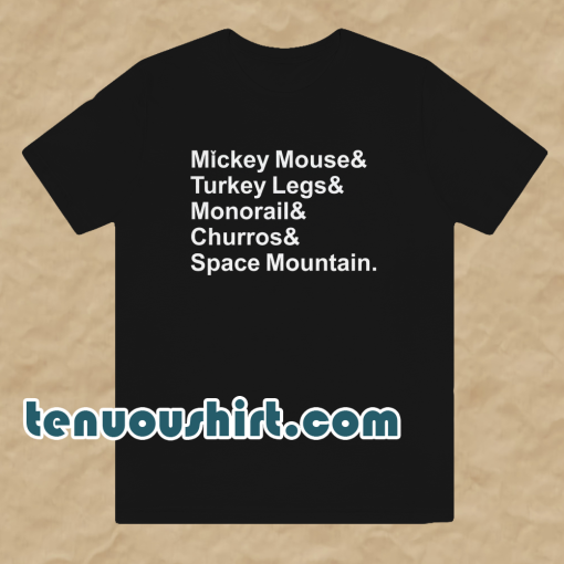 Mickey Mouse Turkey Legs Monorail t shirt