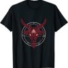 Baphomet Goat Head Gothic Clothing Pentagram Satanic Symbol T-Shirt