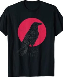 Black Crow Occult Japan Gothic Witchcraft Crow T-Shirt