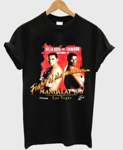 De La Hoya vs Trinidad Fight of the millenium t-shirt