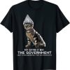 Funny Conspiracy Cat Tin Foil Hat Government Shirt Gift Men