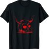 Satan Skull Satanic Skeleton Occult Gothic Satanist Goth T-Shirt - Copy