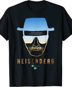 Breaking Bad Heisenberg Desert Horizon Outline T-Shirt