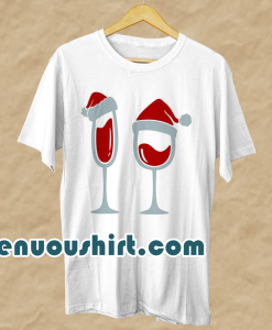 Christmas Wine Santa Cuttable T Shirt