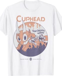 Cuphead Don’t Deal With The Devil Portrait T-Shirt - Copy - Copy