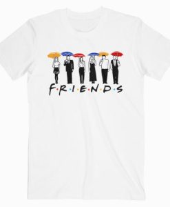 Friends Umbrella Design T Shirt